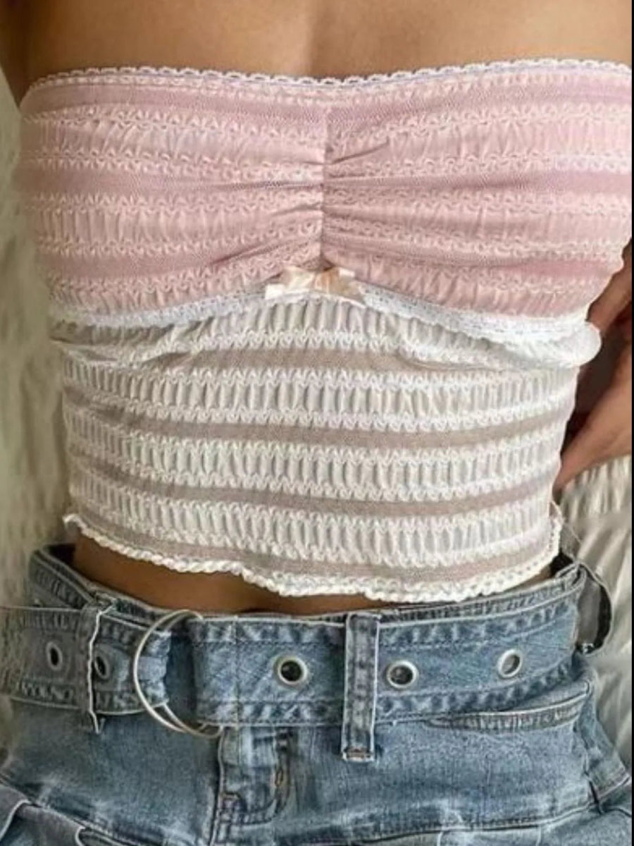 Summer Lace Tube Top - Trendy Women's Top - Body Central