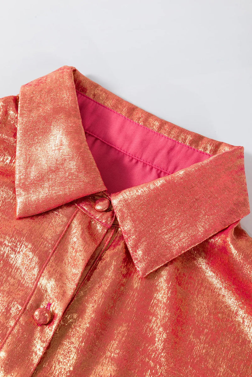 Metallic Sheen Long Sleeve Mini Dress - Body Central