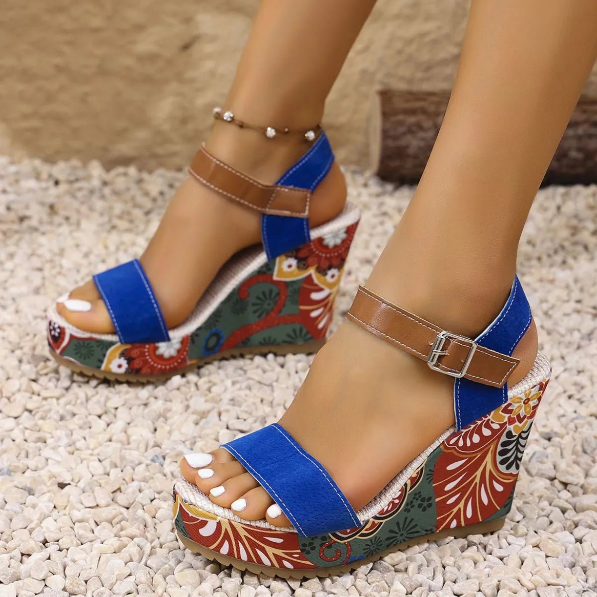 Open Toe Wedge Sandals - Body Central