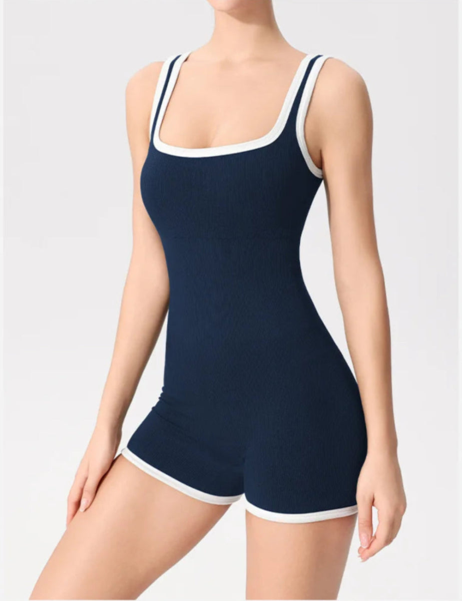 Playsuit Slim Fit Shorts - Body Central