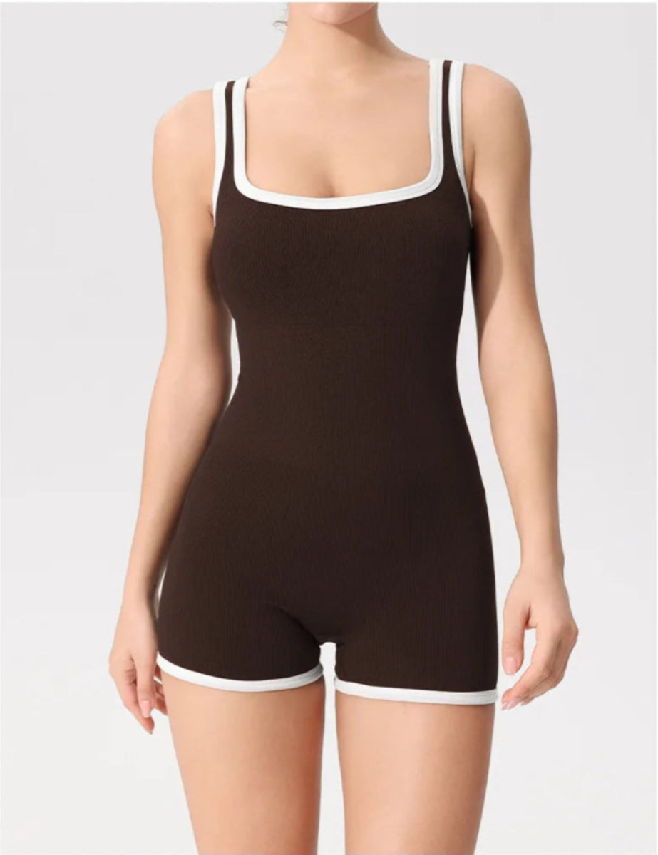 Playsuit Slim Fit Shorts - Body Central