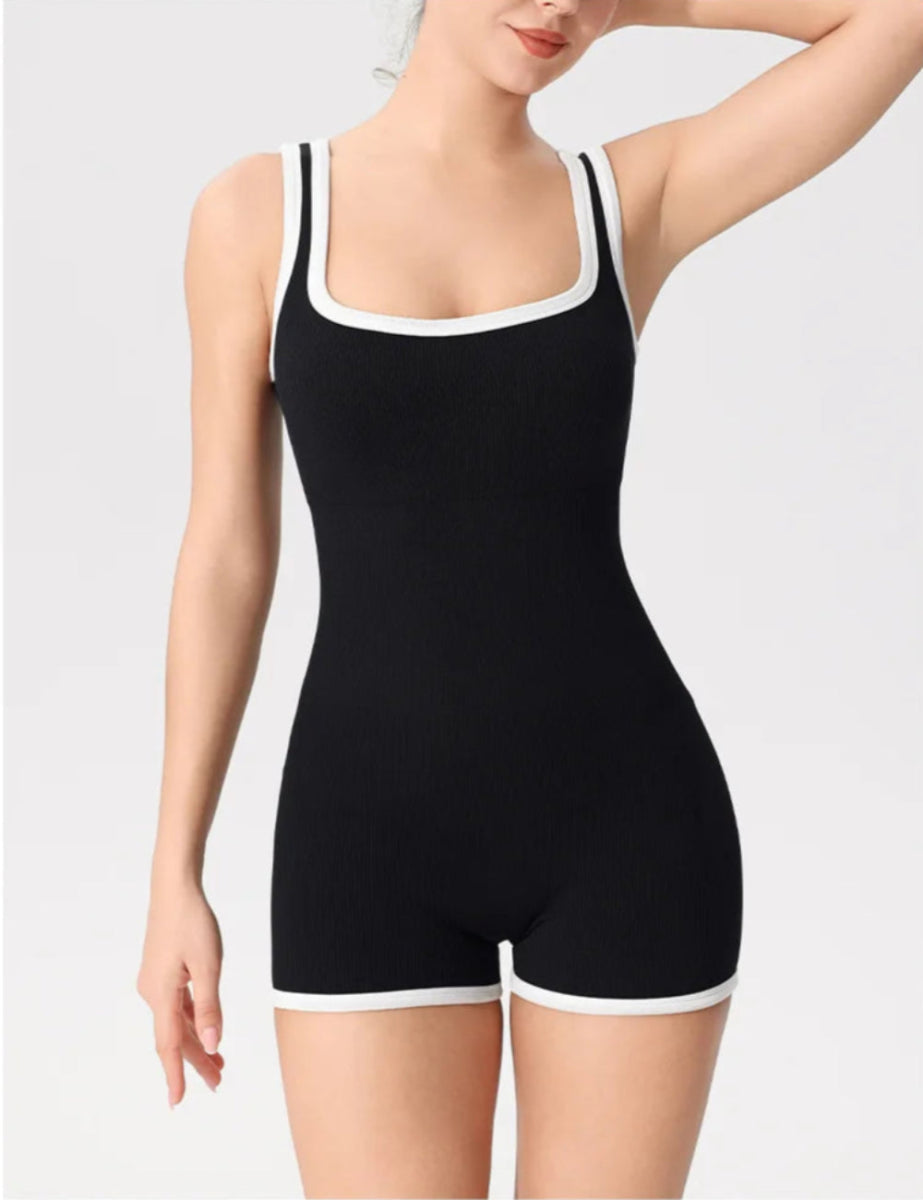 Playsuit Slim Fit Shorts - Body Central