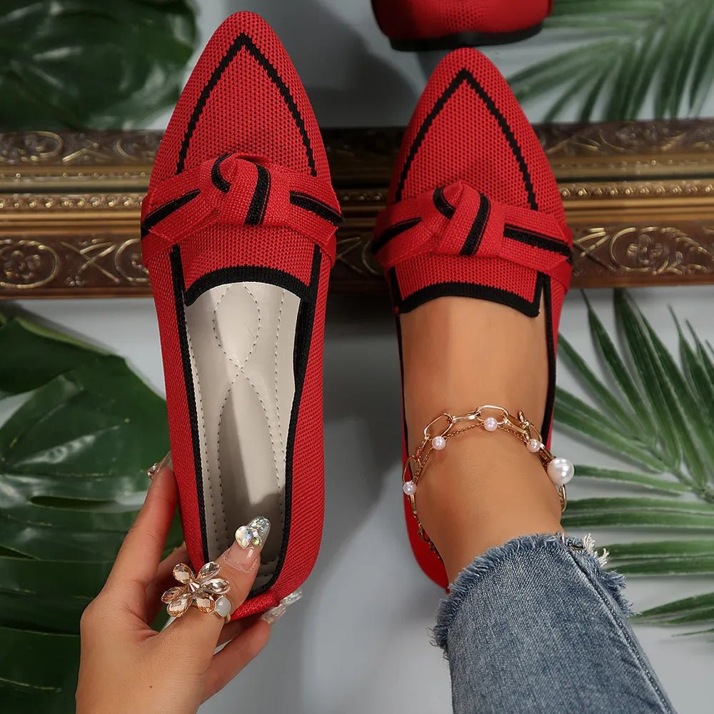 Point Toe Mesh Flat Slip - Ons - Body Central