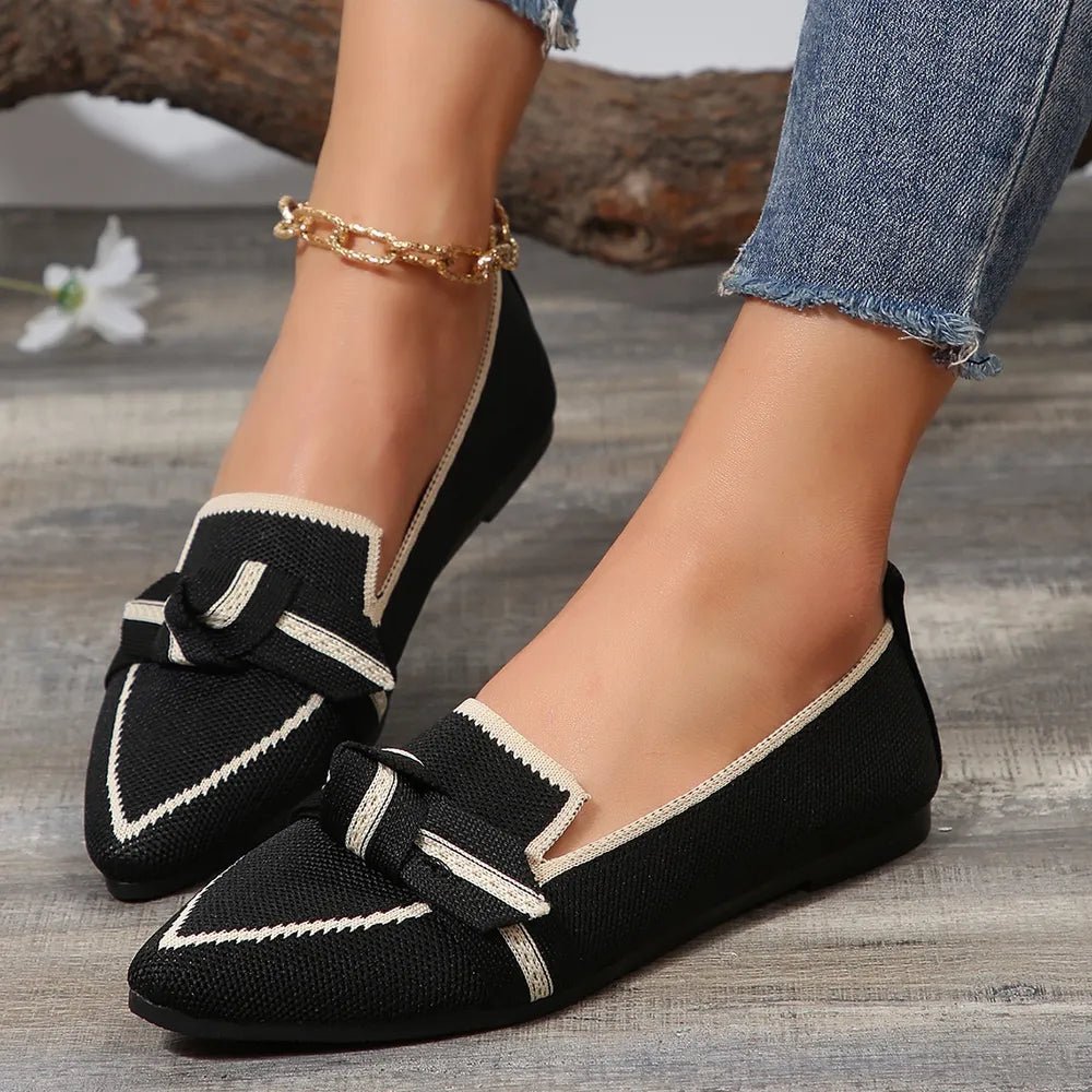 Point Toe Mesh Flat Slip - Ons - Body Central