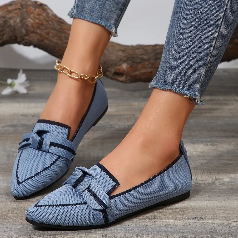 Point Toe Mesh Flat Slip - Ons - Body Central