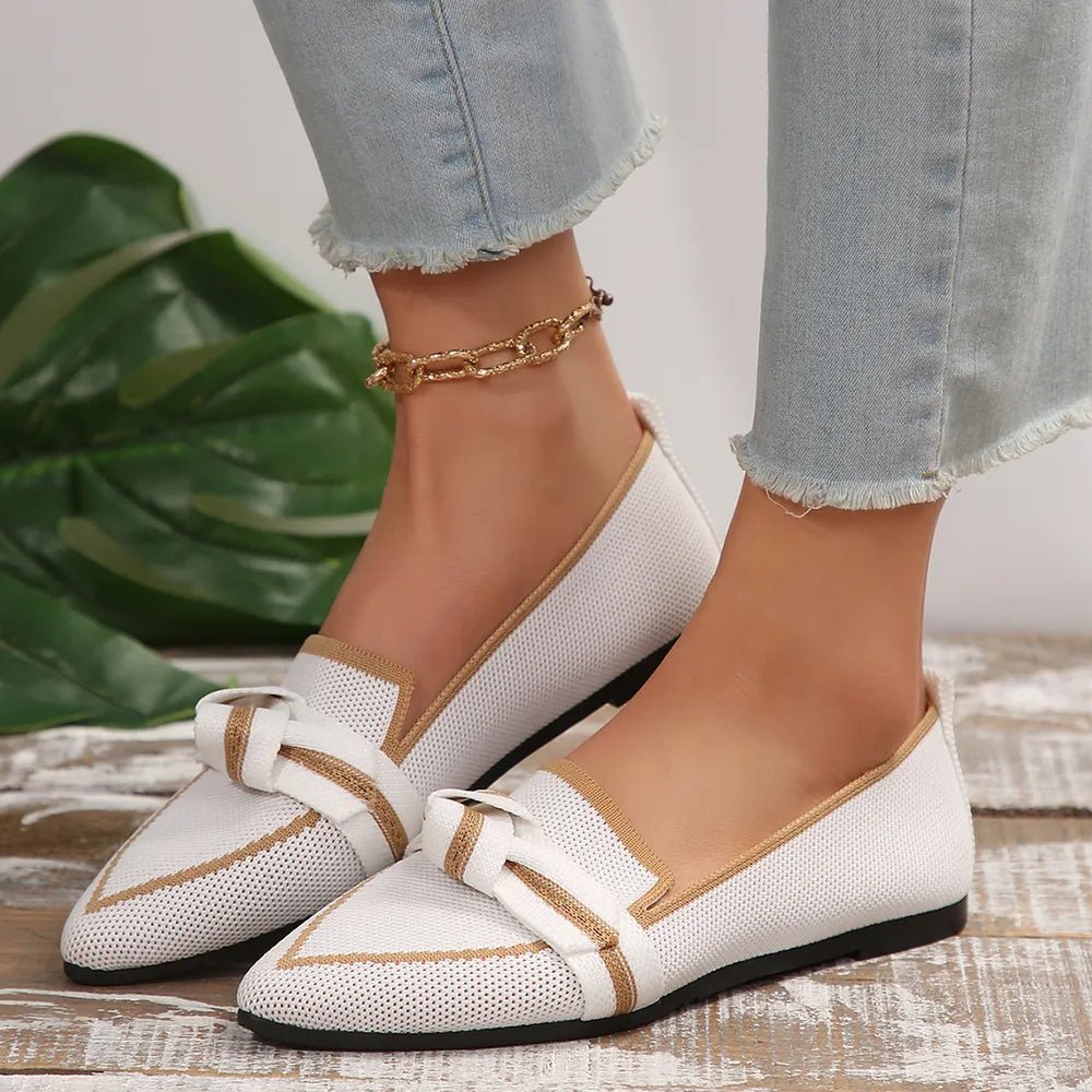 Point Toe Mesh Flat Slip - Ons - Body Central