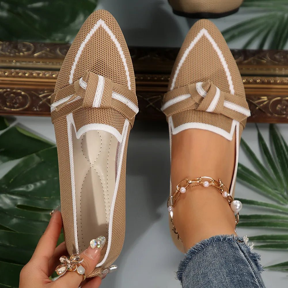 Point Toe Mesh Flat Slip - Ons - Body Central