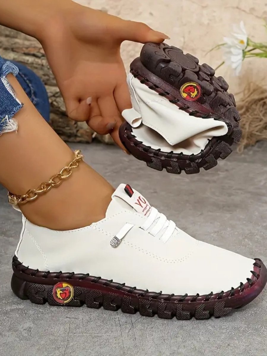 PU Leather Round Toe Slip - Ons - Body Central