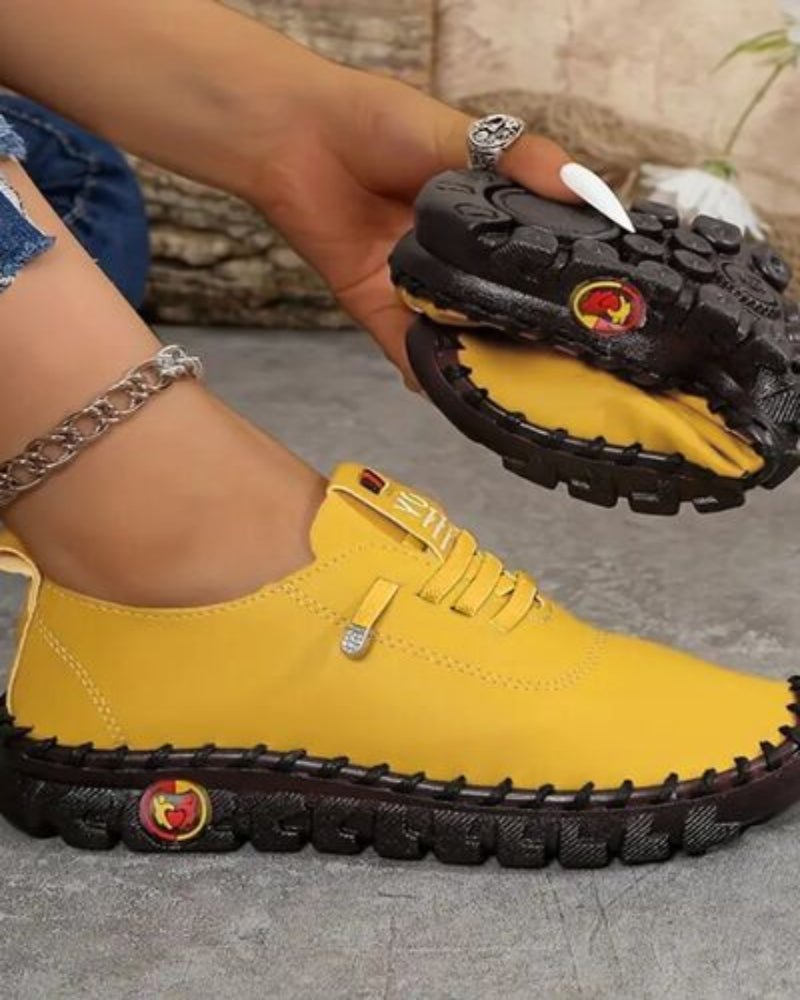 PU Leather Round Toe Slip - Ons - Body Central