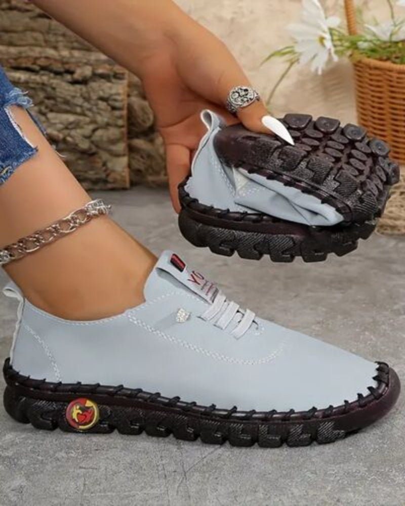 PU Leather Round Toe Slip - Ons - Body Central