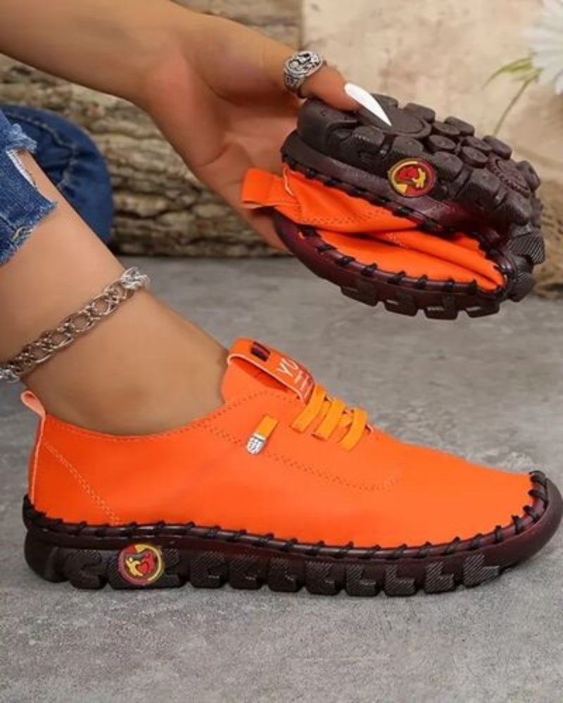 PU Leather Round Toe Slip - Ons - Body Central