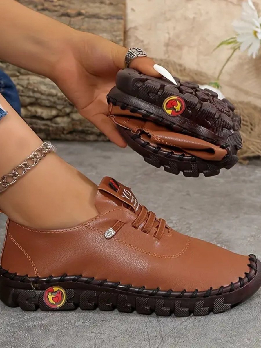 PU Leather Round Toe Slip - Ons - Body Central