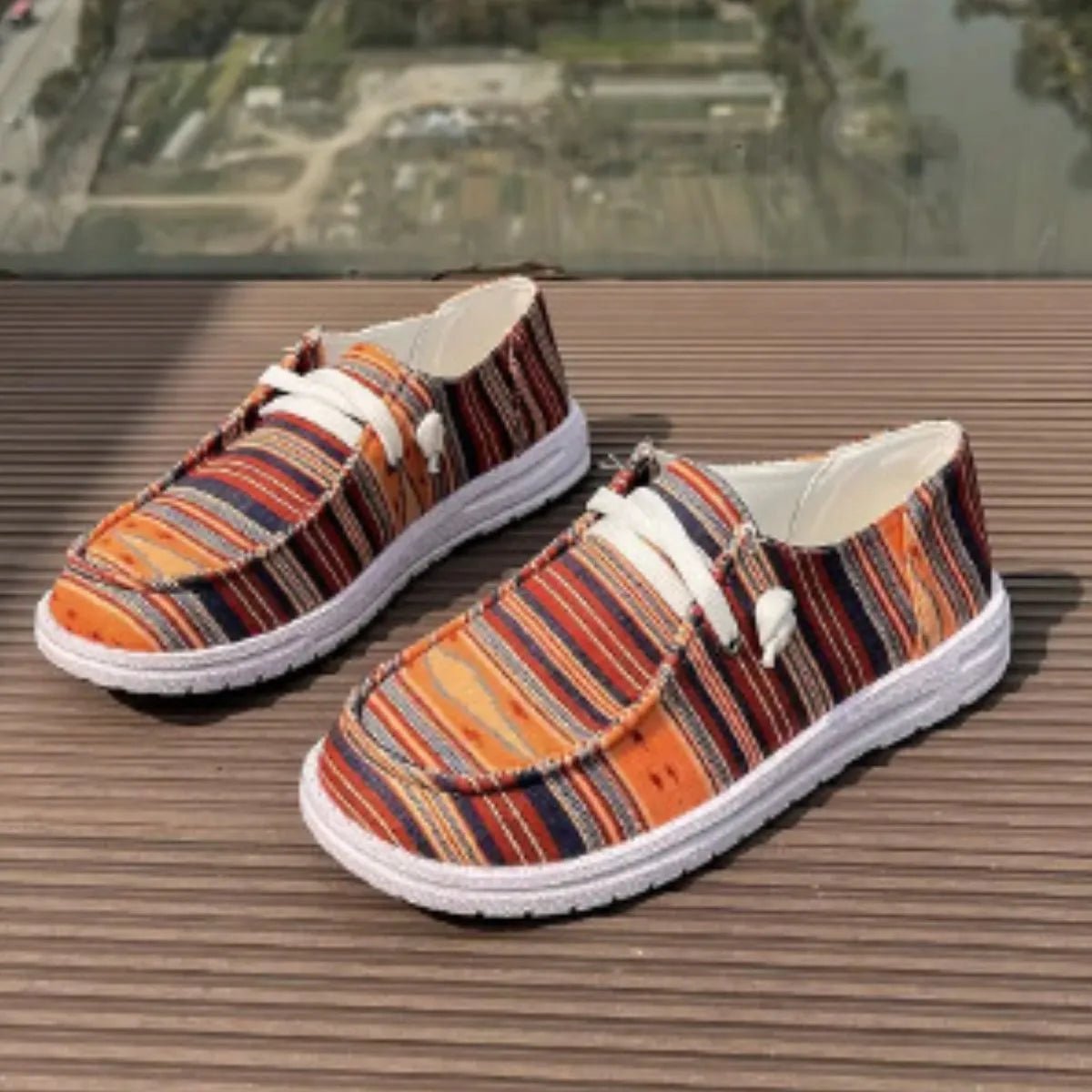 Round Toe Canvas Slip - Ons - Body Central