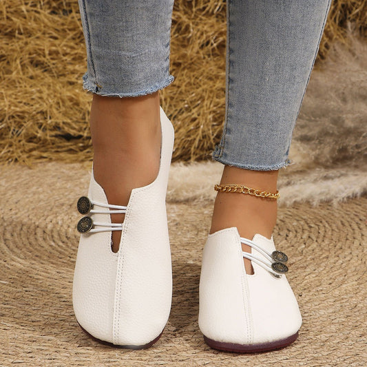 Comfy Round Toe Women's Slip-Ons - Body Central