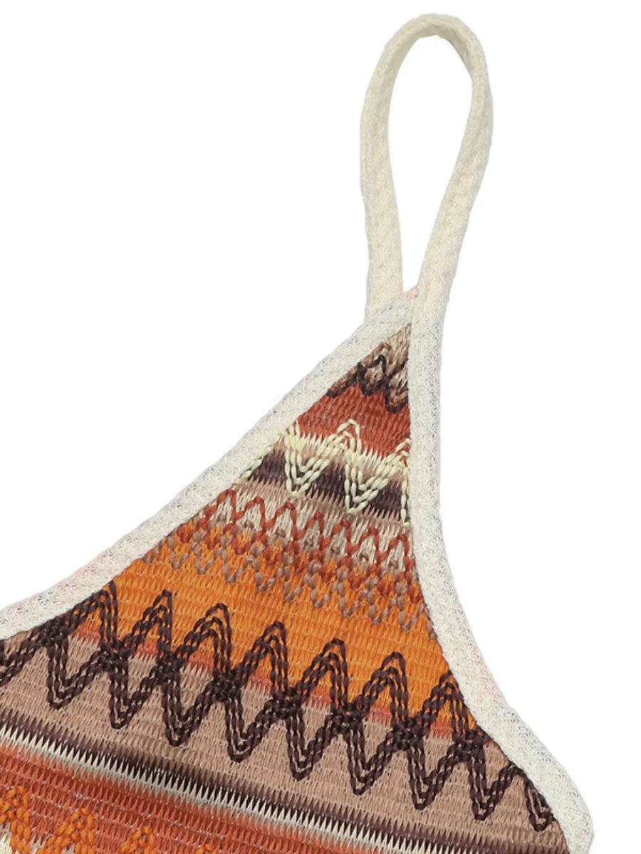 Ruffled Printed Mini Cami Dress - Body Central