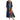 Long Maxi Dress Women Casual Vintage Print Patchwork Long Sleeve - Body Central Store