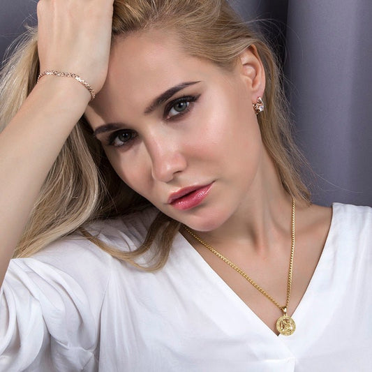 12 Horoscope Zodiac Sign Gold Pendant Necklace Jewelry - Body Central