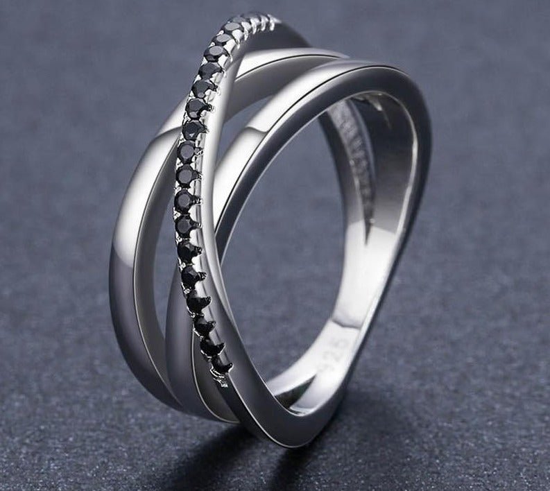 925 Sterling Silver Engagement Spinel Wedding Ring - Body Central