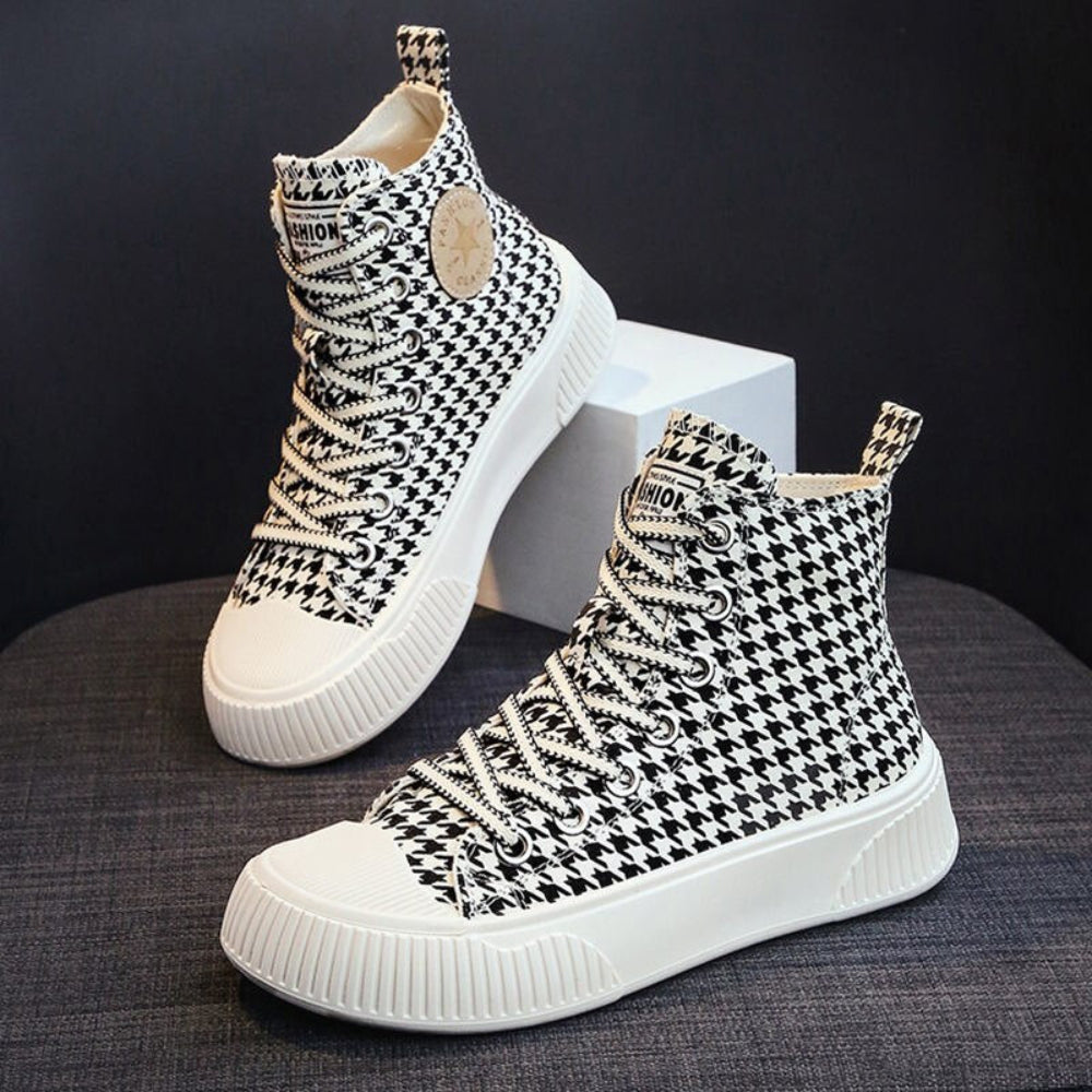 Canvas High-top Shoes | Body Central