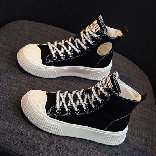 Canvas High-top Shoes | Body Central