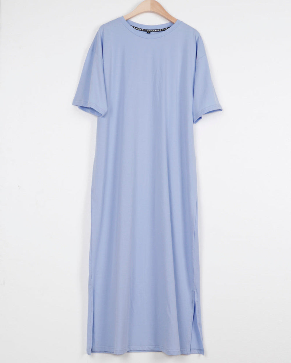 Oversized Long Slit Dress | Body Central