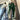Denim Contrast Drawstring Loose Pants - Body Central Store