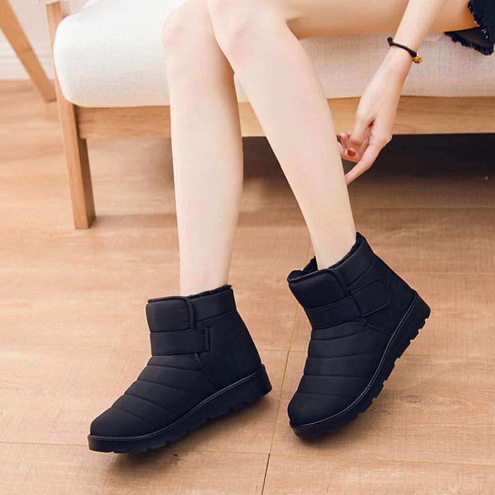 Snow Soft Waterproof Slip On Platform Ankle Boots | Body Central