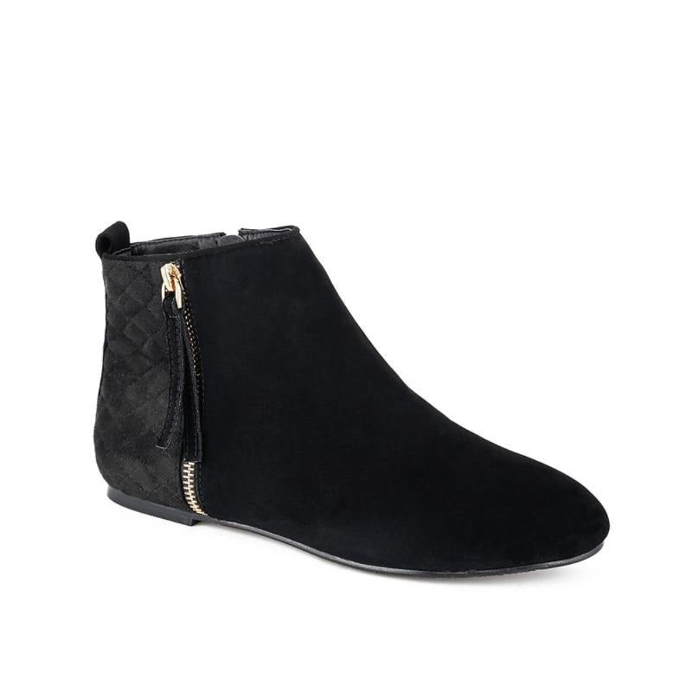 Women Classic Flat Heel Ankle Short Boots | Body Central