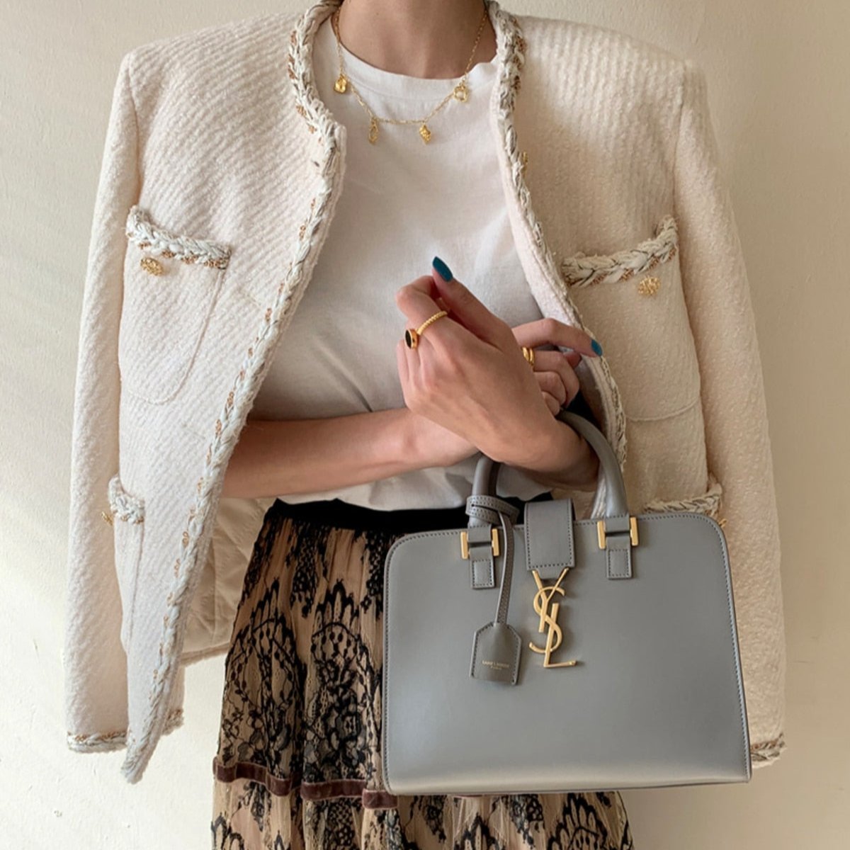 Elegant Tweed Woolen Single Breasted Streetwear Jacket - Body Central