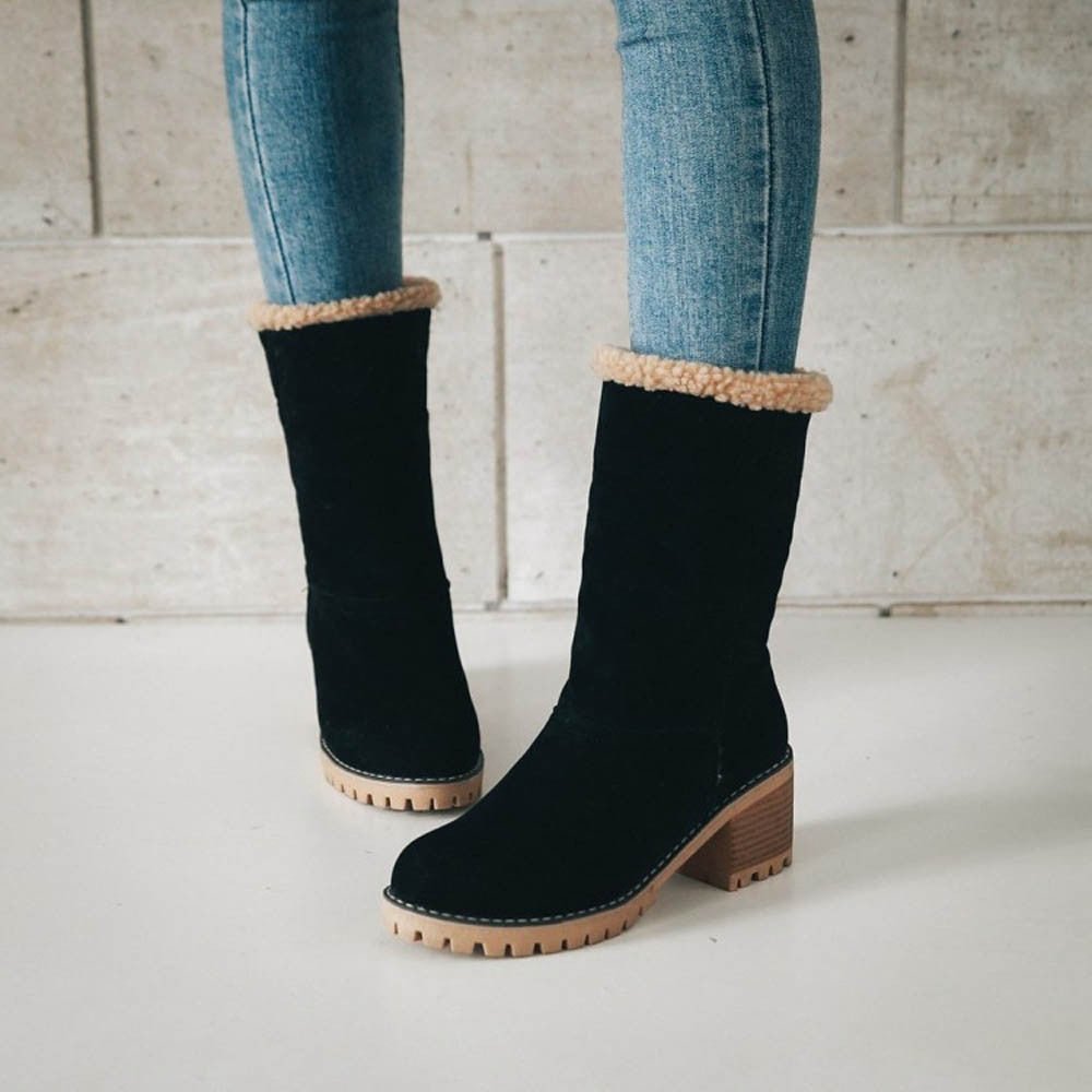 Fur Warm Wool Comfortable Boots - Body Central