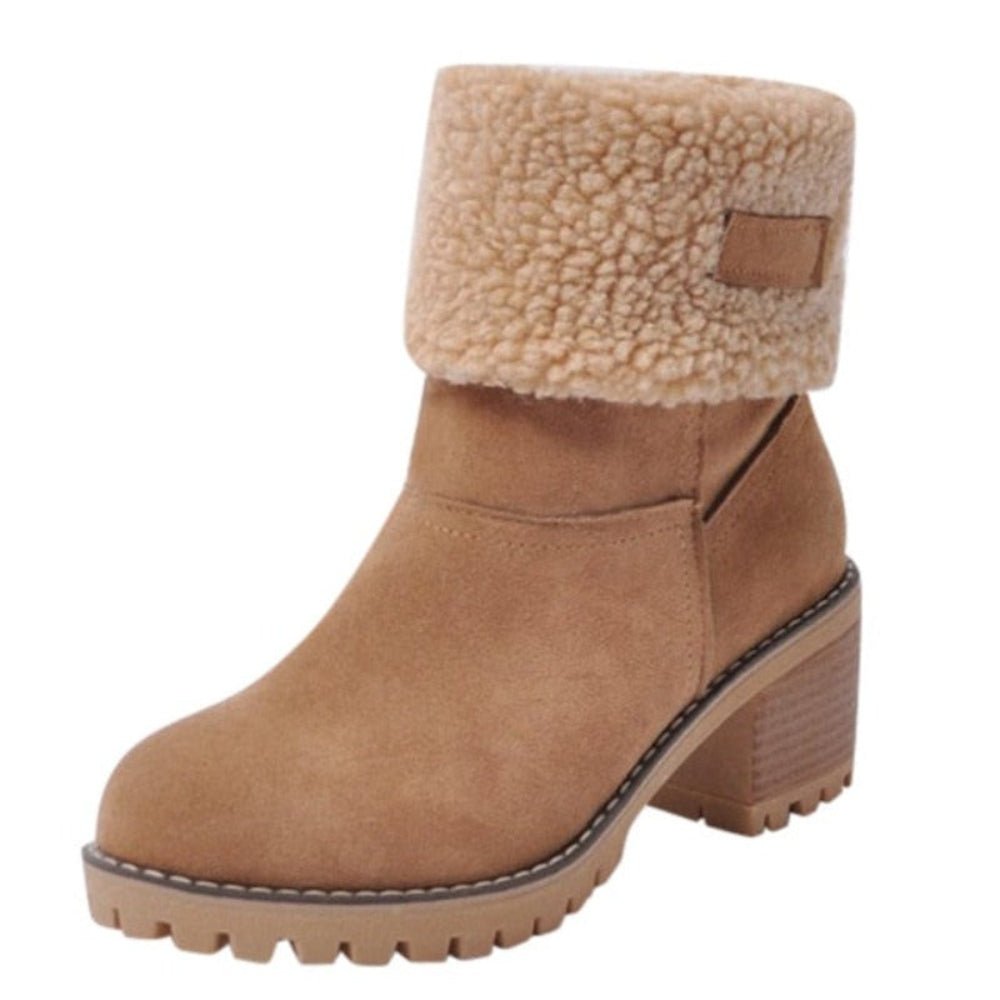 Fur Warm Wool Comfortable Boots - Body Central
