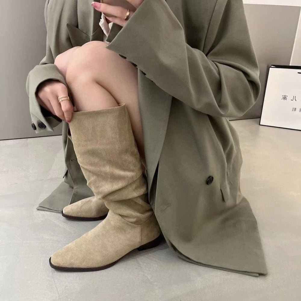 High Leather Designer Stylish Boots - Body Central