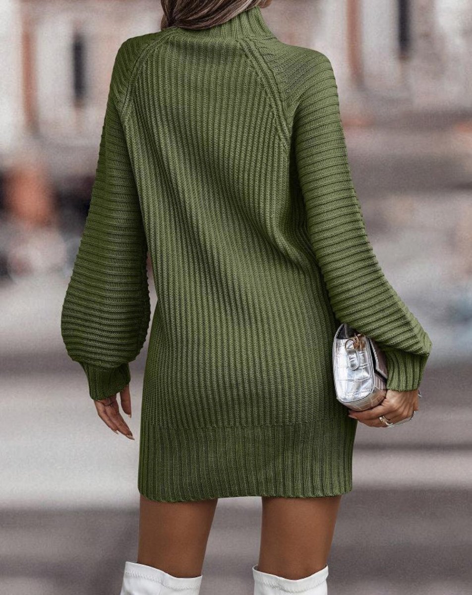 Knitted Long Sleeve Slim Elegant Bodycon Mini Dress - Body Central