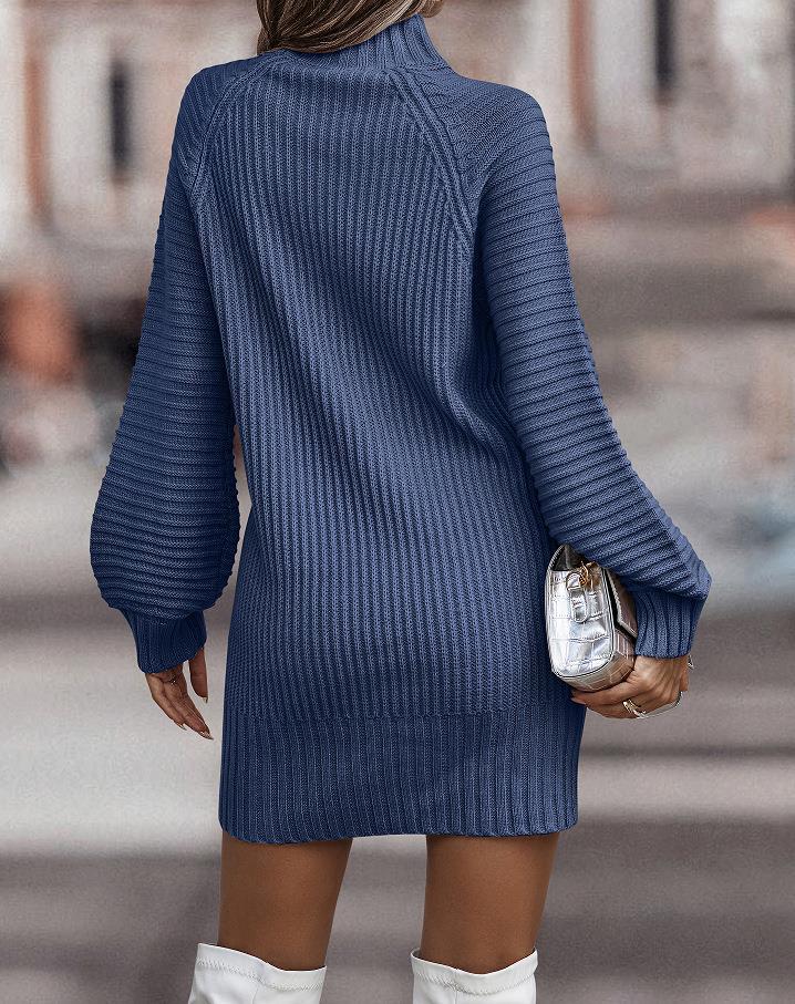 Knitted Long Sleeve Slim Elegant Bodycon Mini Dress - Body Central