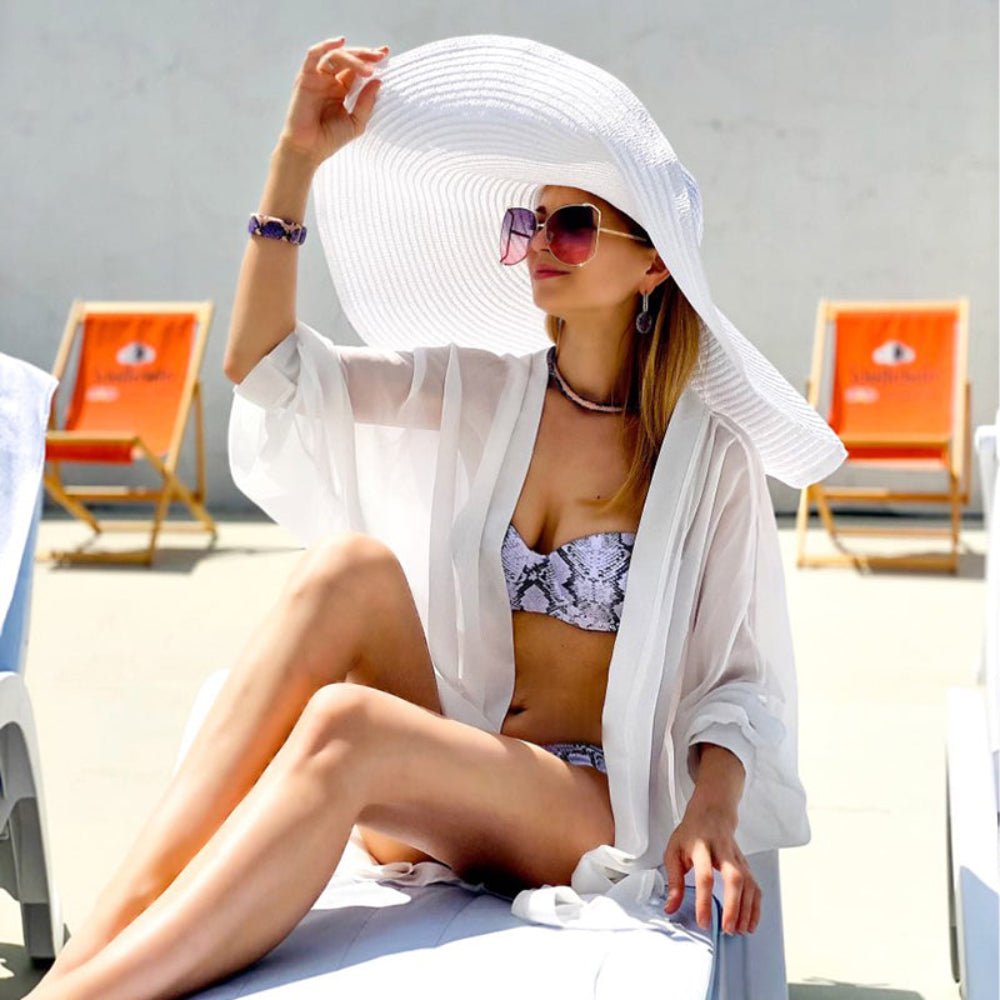 Large Brim Sun Hat - Body Central