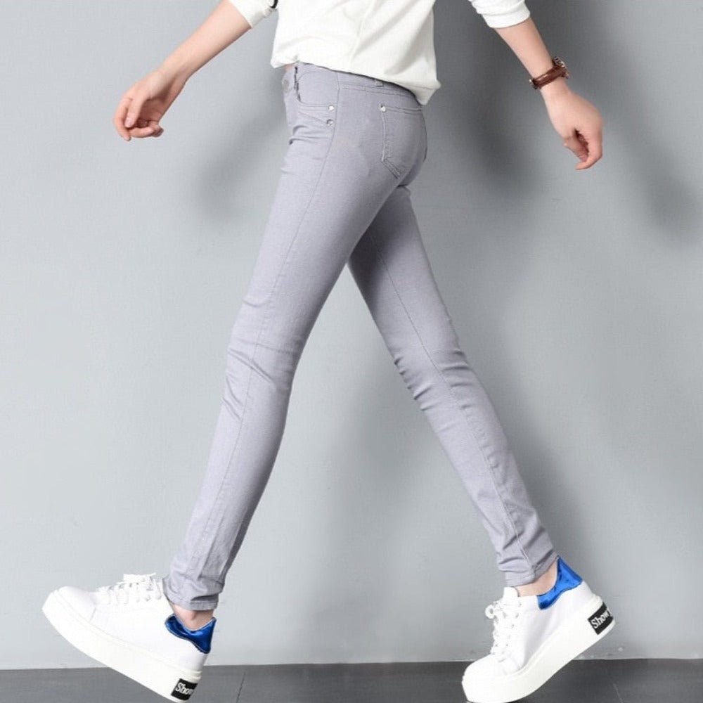 Pencil Skinny Candy Color Slim Pants - Body Central