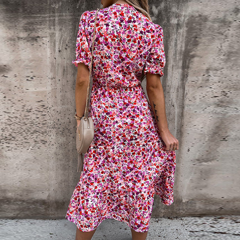 Elegant Long Dress V Neck - Body Central Store
