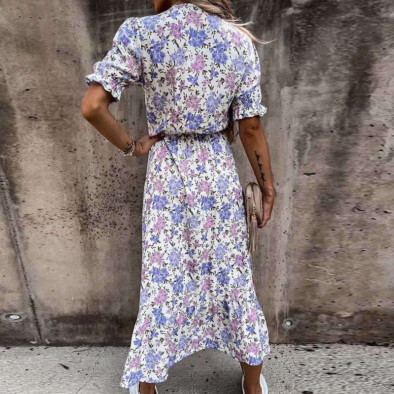 Elegant Long Dress V Neck - Body Central Store