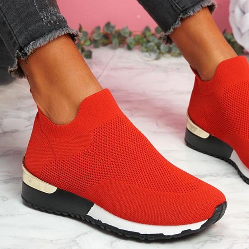 Pull - on Knitted Vulcanized Shoes - Body Central