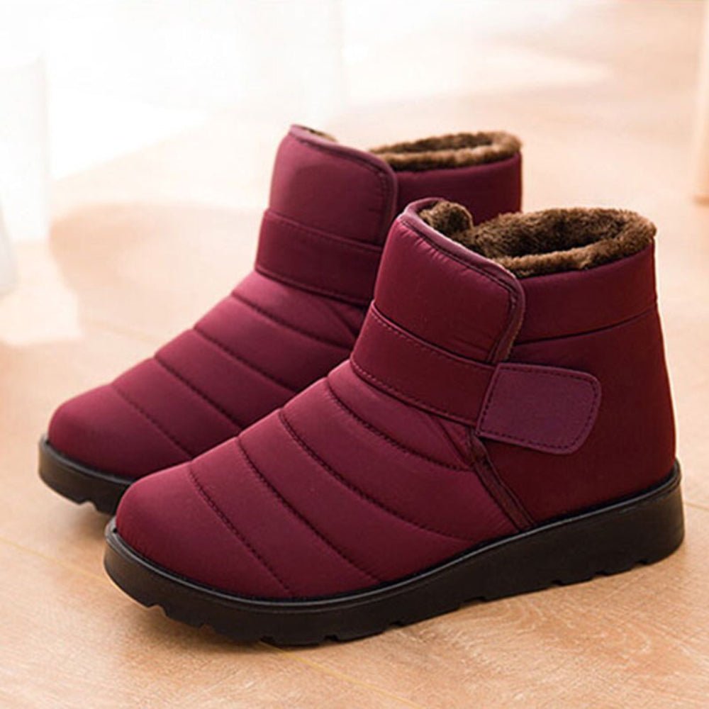 Snow Soft Waterproof Slip On Platform Ankle Boots - Body Central