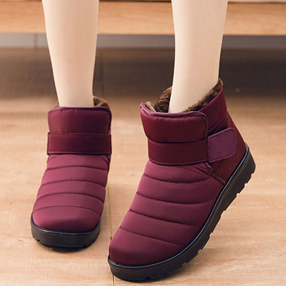Snow Soft Waterproof Slip On Platform Ankle Boots - Body Central