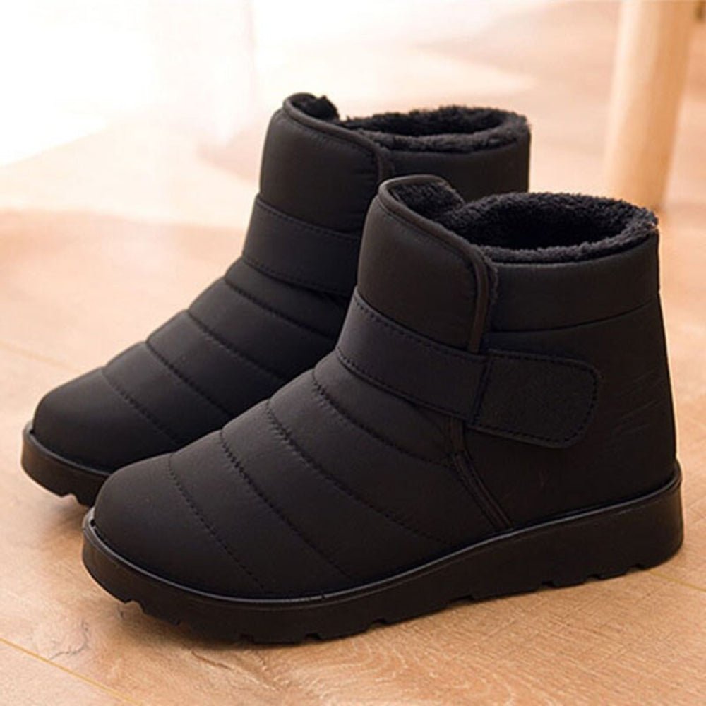 Snow Soft Waterproof Slip On Platform Ankle Boots - Body Central