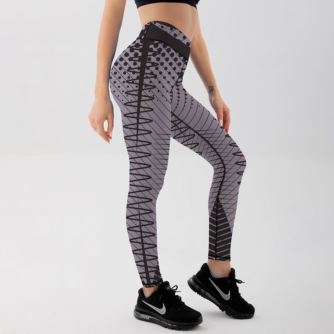 Spandex High Waist Elastic Push Up Strength Leggings - Body Central