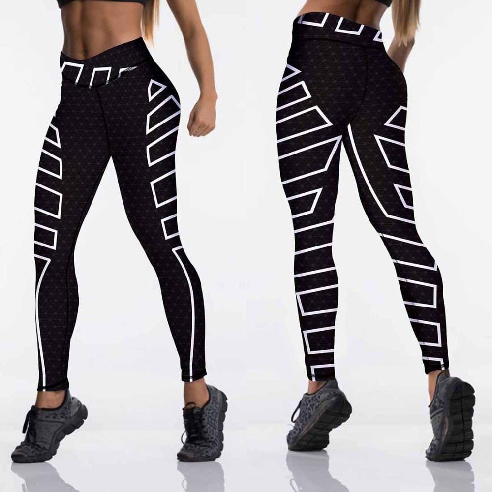 Spandex High Waist Elastic Push Up Strength Leggings - Body Central