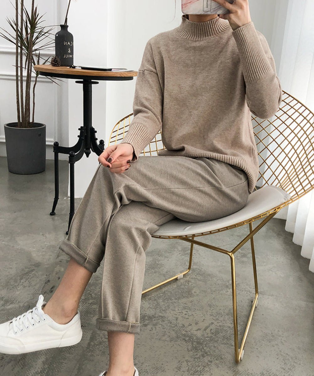 Thicken Wool Loose OL Style Pencil Pants - Body Central