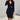 Casual Work Formal Dress with Solid Turn Down Neck Long Sleeve Buttons - Body Central Store