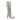 Colorful Snake Skin Boots Women High Heels Thick Mid-calf Boot Distressed Pointed Toe Zip Shoe Pleated Boots Slouch - Body Central Store