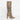 Colorful Snake Skin Boots Women High Heels Thick Mid-calf Boot Distressed Pointed Toe Zip Shoe Pleated Boots Slouch - Body Central Store