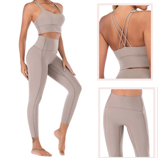 Yoga Fitness Workout High Waist Sportswear Set - Body Central